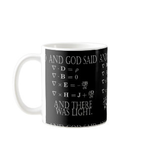 And God Said Maxwell Equation Coffee Mug