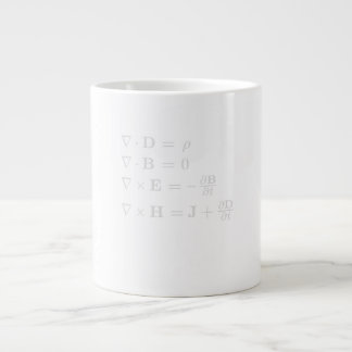 And God Said Maxwell Equation Giant Coffee Mug