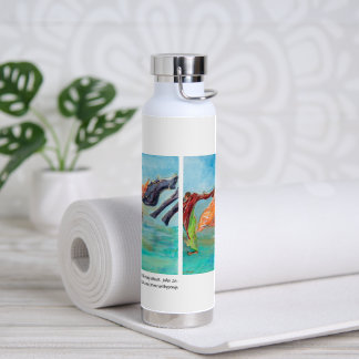 "And He Breathed on Then..No 2" Latte Mug Water Bottle