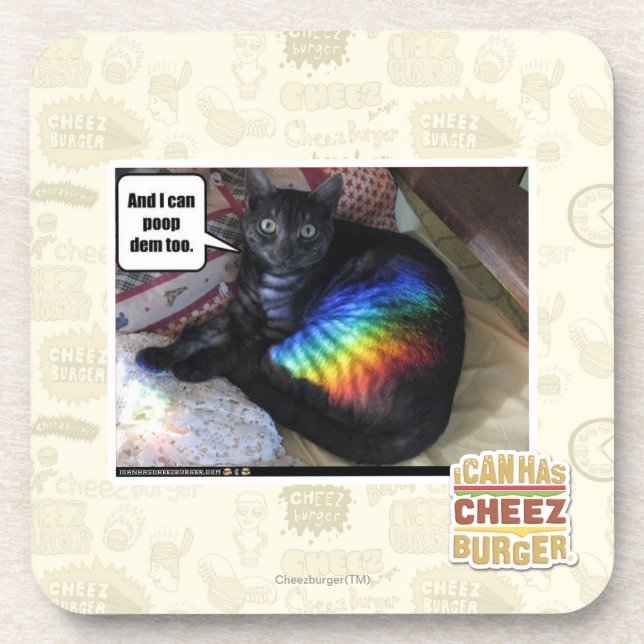 And I can poop dem too. Beverage Coaster (Front)