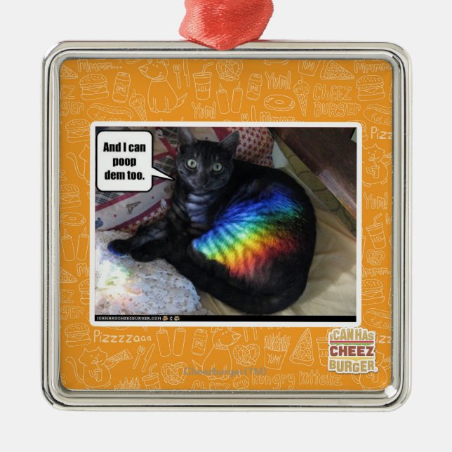 And I can poop dem too. Metal Ornament (Front)