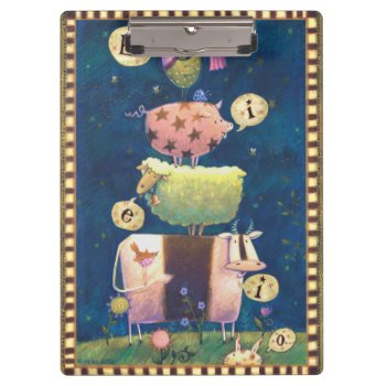 And On This Farm Clipboard by AuraEditions at Zazzle