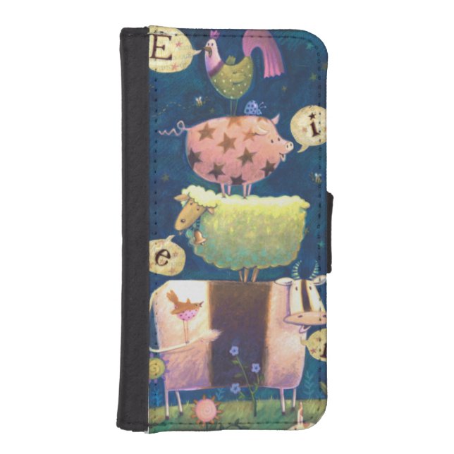 And On This Farm iPhone Wallet Case (Front)