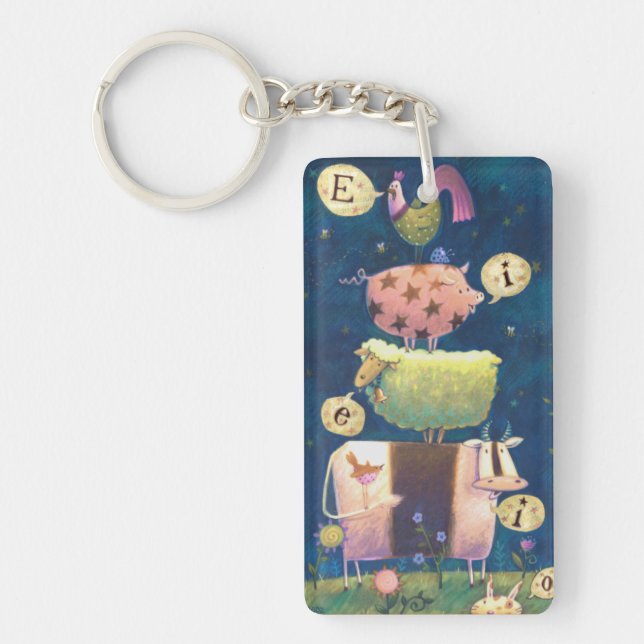 And On This Farm Keychain (Front)