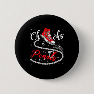 And Pearls 2024 Kamala Harris 2024 Vote President  Button