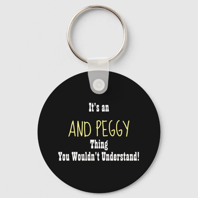 And Peggy Keychain (Front)