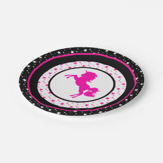 And Pink Unicorns, Too! Paper Plates