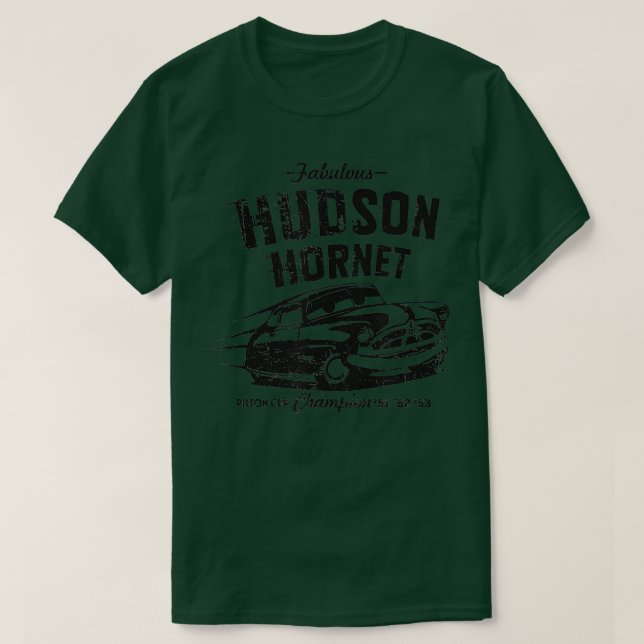 and Pixars Cars Hudson Hornet Piston Cup Champion  T-Shirt (Design Front)