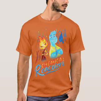 and Pixars Elemental Chemical Reaction Ember Wade T-Shirt