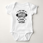And She Lifted Happily Ever After Baby Bodysuit at Zazzle