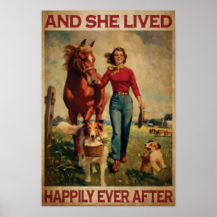 And she lived happily ever after - Home Decor Wall