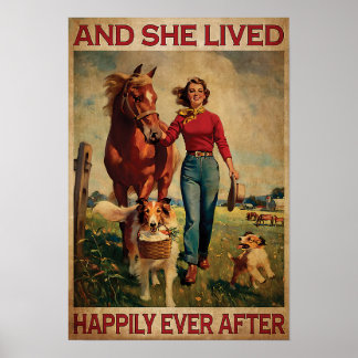 And she lived happily ever after - Home Decor Wall