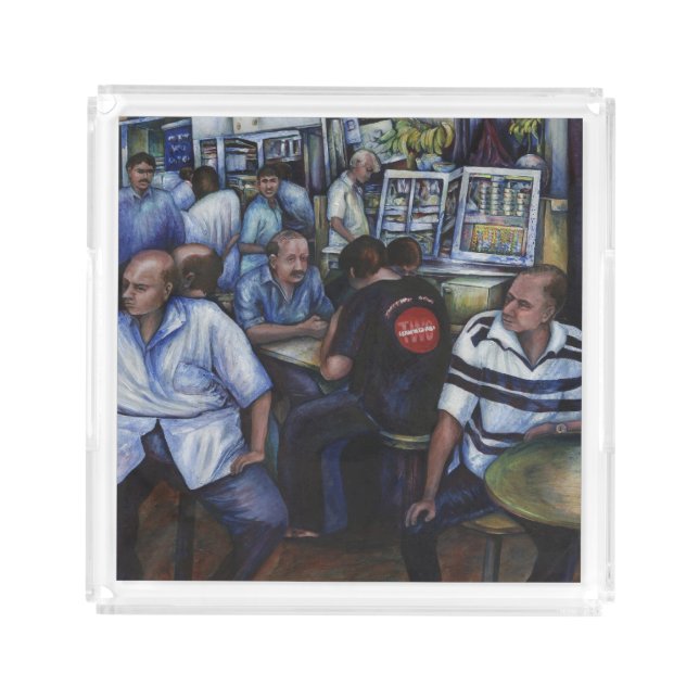 And…She Married the Mailman Acrylic Tray (Front)