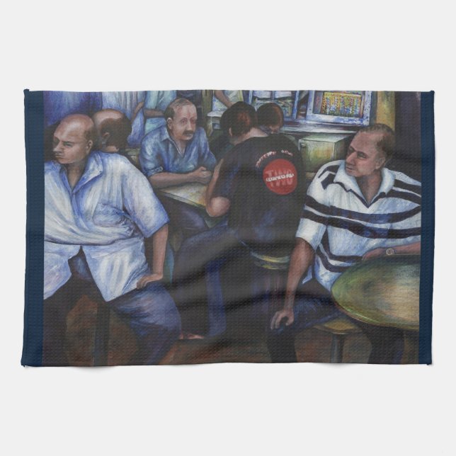 And…She Married the Mailman Kitchen Towel (Horizontal)