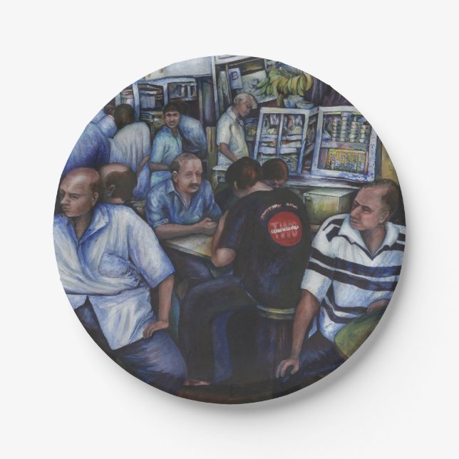 And…She Married the Mailman Paper Plates (Front)