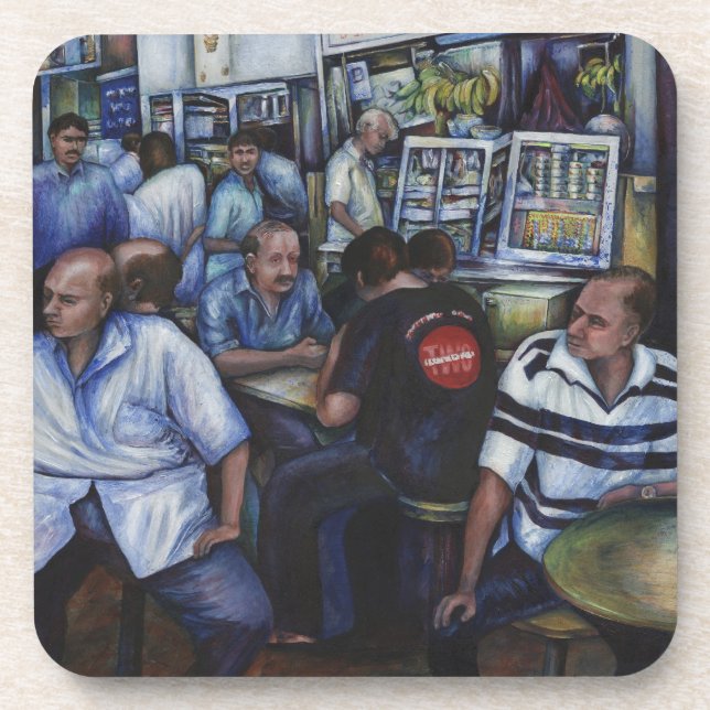 And…She Married the Mailman, Singapore Beverage Coaster (Front)