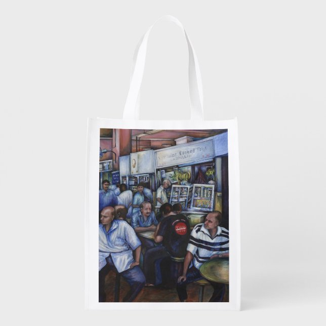 And…She Married the Mailman, Singapore Grocery Bag (Back)