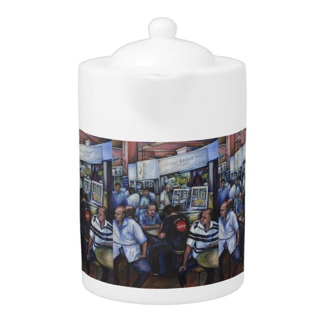 And…She Married the Mailman, Singapore Teapot (Front)