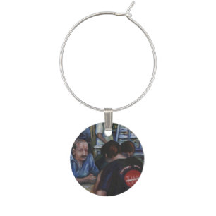 And…She Married the Mailman, Singapore Wine Glass Charm