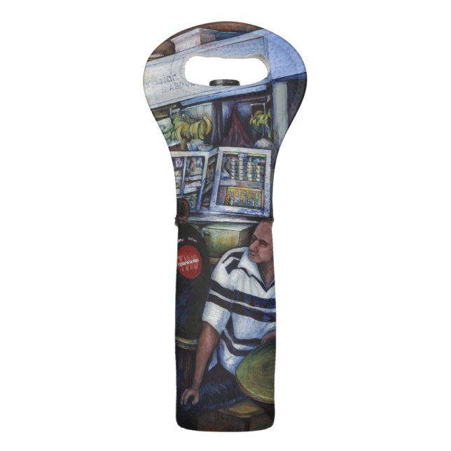 And…She Married the Mailman Wine Bag (Front)