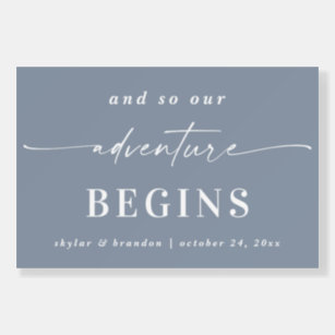 Mountains Adventure Begins Wedding Photo Album Binder