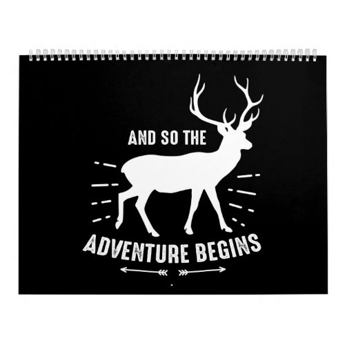 and so the adventure begins calendar