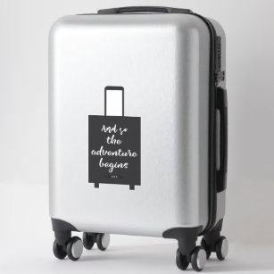 Personalized NAME sticker for hard case suitcase #ST193 