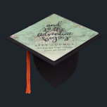 AND SO THE ADVENTURE BEGINS GRADUATION CAP TOPPER<br><div class="desc">AND SO THE ADVENTURE BEGINS GRADUATION DESIGN. WITH HAND LETTERED TEXT AND A VINTAGE MAP THIS COLLECTION IS ON TREND.</div>