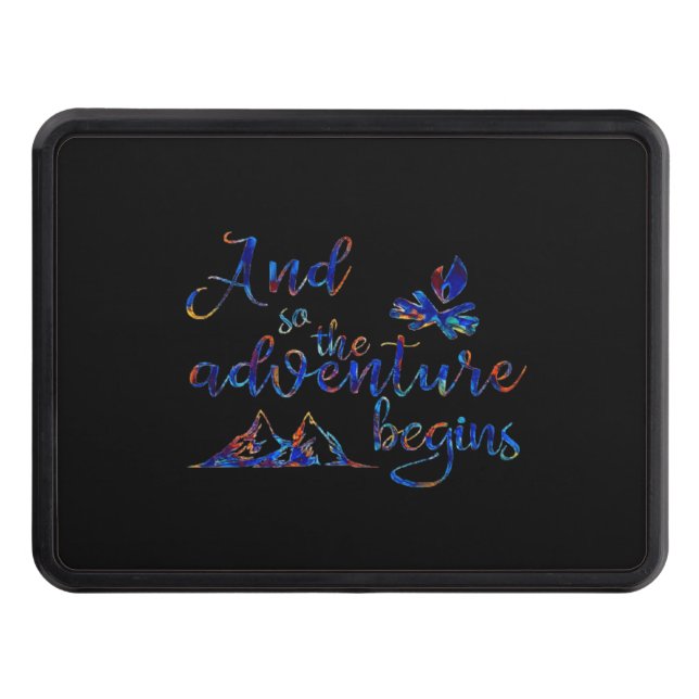 And so, the adventure begins hitch cover (Front)