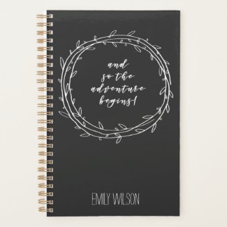 And so the adventure begins - Script Typography