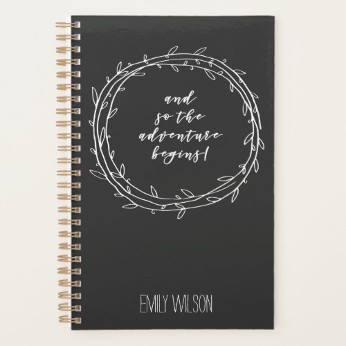 And so the adventure begins _ Script Typography Planner