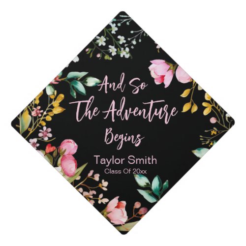 And So the Adventure Begins Tassel Topper
