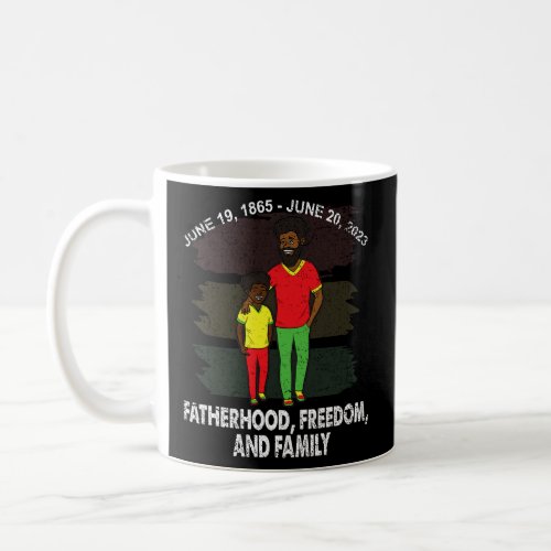 And Son Juneteenth Fatherhood Black History Africa Coffee Mug