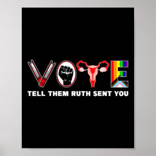 And Tell Them Like Ruth Sent You Feminist Women Poster