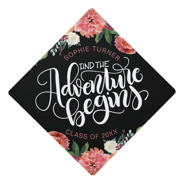 And the adventure begins - Graduation cap (Front)