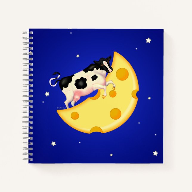And the Cow Jumped Over the Cheese Moon  Notebook (Front)