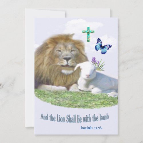 And the Lion shall lie with the Lamb