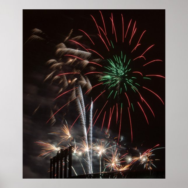 ...And the Rockets Red,Green, and Gold Glare Poster (Front)