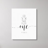 And The Two Shall Become One, Ephesians 5:31