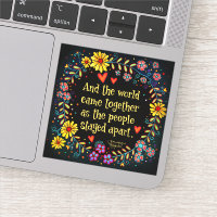 “And the World Came Together” Inspirivity Sticker