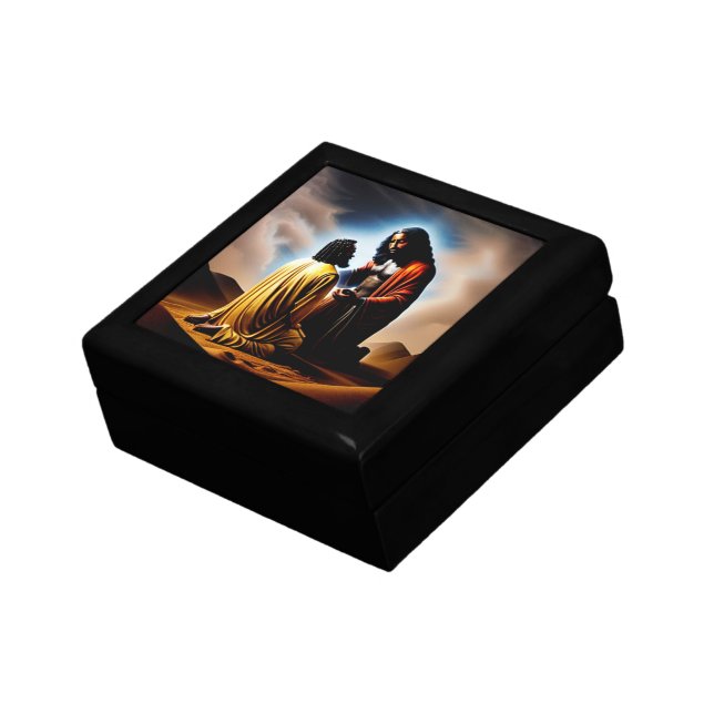 And Then There Was Man Black Christian Jewelry Box (Side)