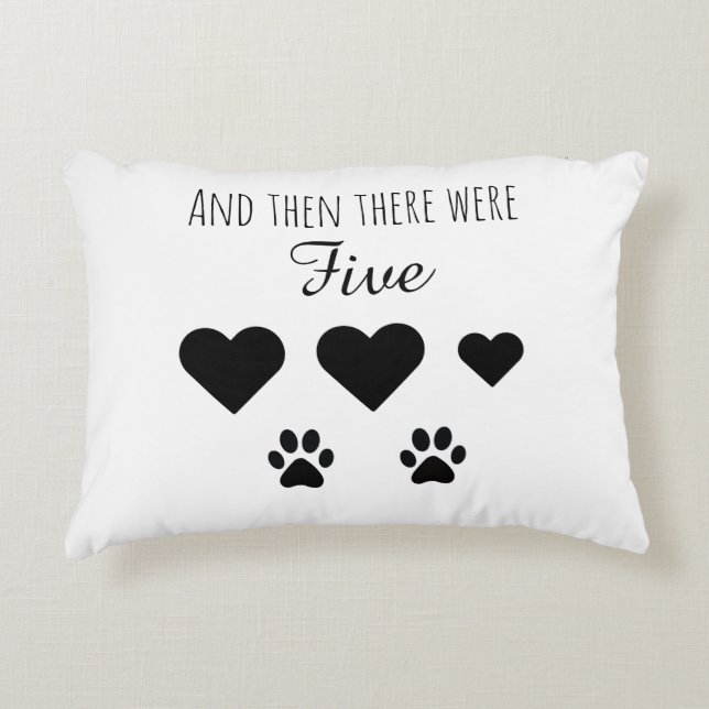 And then there were Five Accent Pillow (Front)