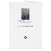 And then there were two ... cards (Back)