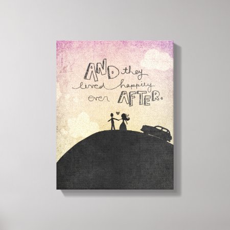 And They Happily Ever After By Vol25 Canvas Print