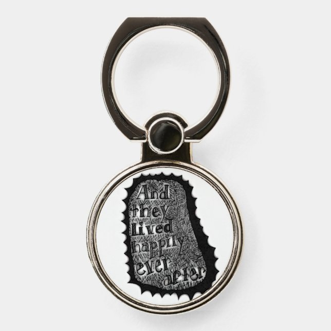 And They Lived Happily Ever After... Phone Ring Stand (Front)