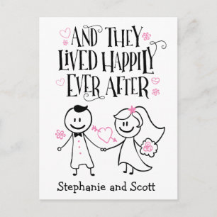 And they lived happily ever after Postcard