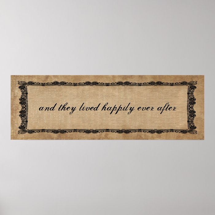 And They Lived Happily Ever After Posters