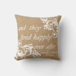 And They Lived Happily Ever After Throw Pillow at Zazzle