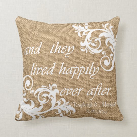 And They Lived Happily Ever After Throw Pillow Zazzle Com