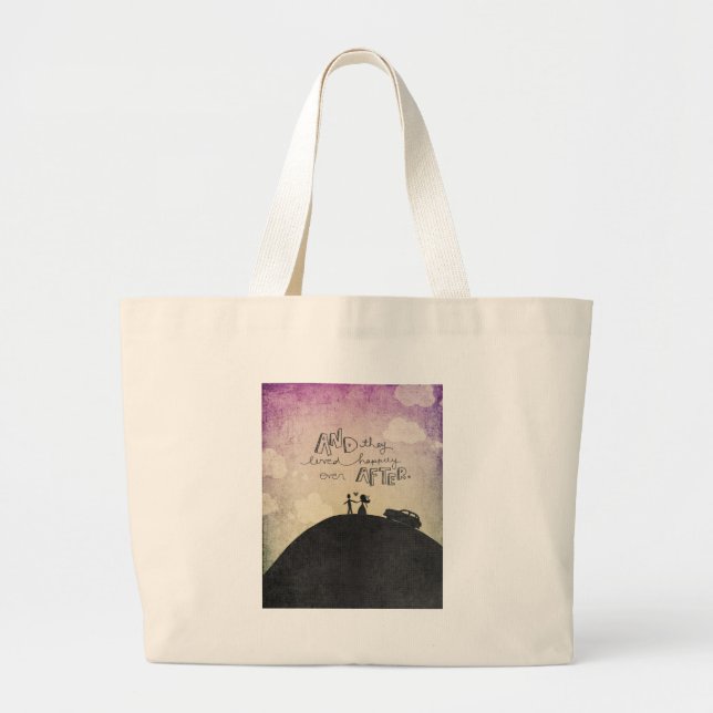 And They Lived Large Tote Bag (Front)